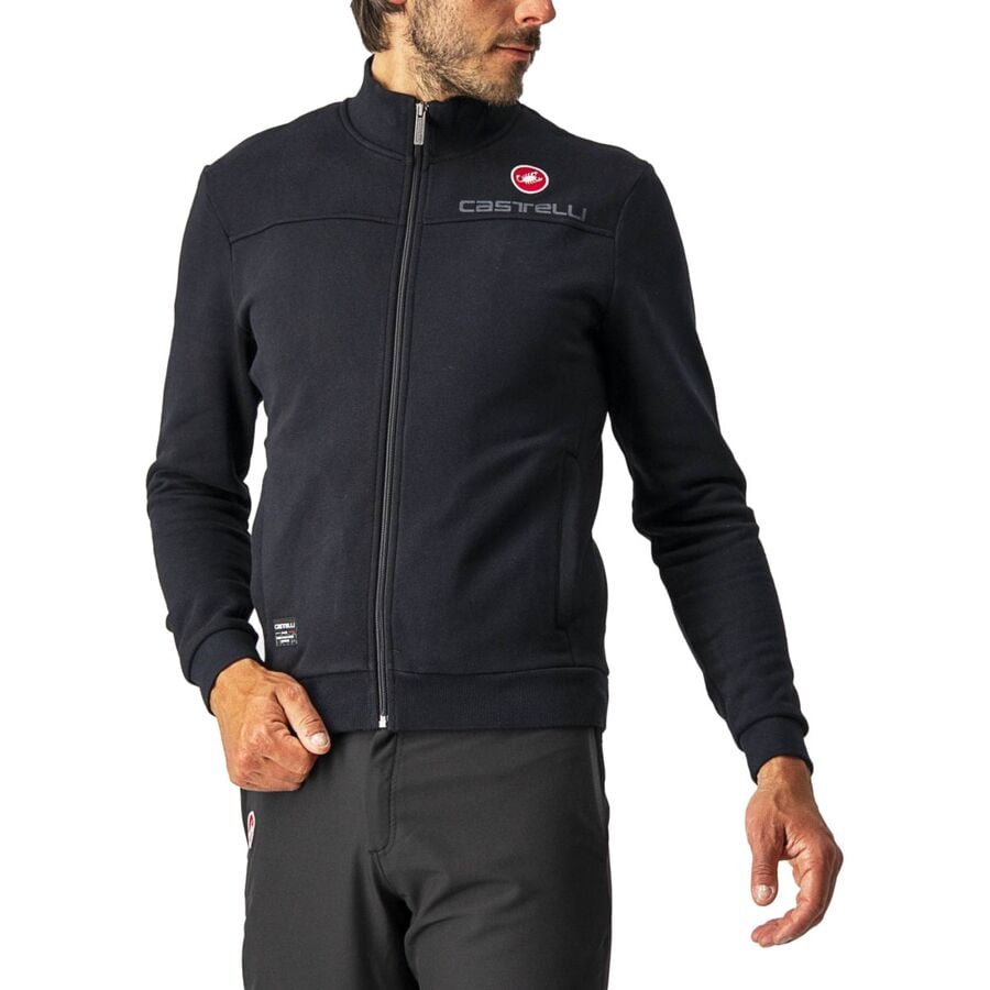 () ƥ  ߥ ȥå 㥱å -  Castelli men Milano Track Jacket - Men's Black