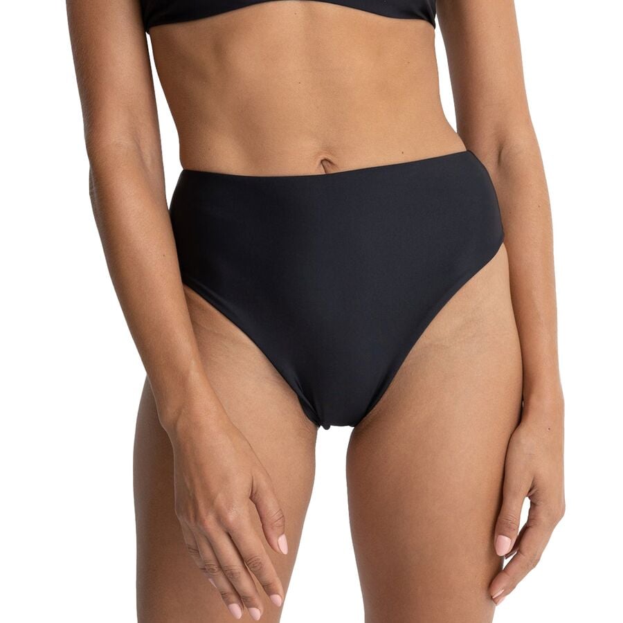 (取寄) リズム レディース クラシック HI ウェスト ビキニ ボトム - ウィメンズ Rhythm women Classic Hi Waist Bikini Bottom - Women's Black