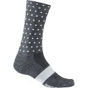 (取寄) ジロ メリノ シーズナル ソック Giro Merino Seasonal Sock Charcoal/White Dots