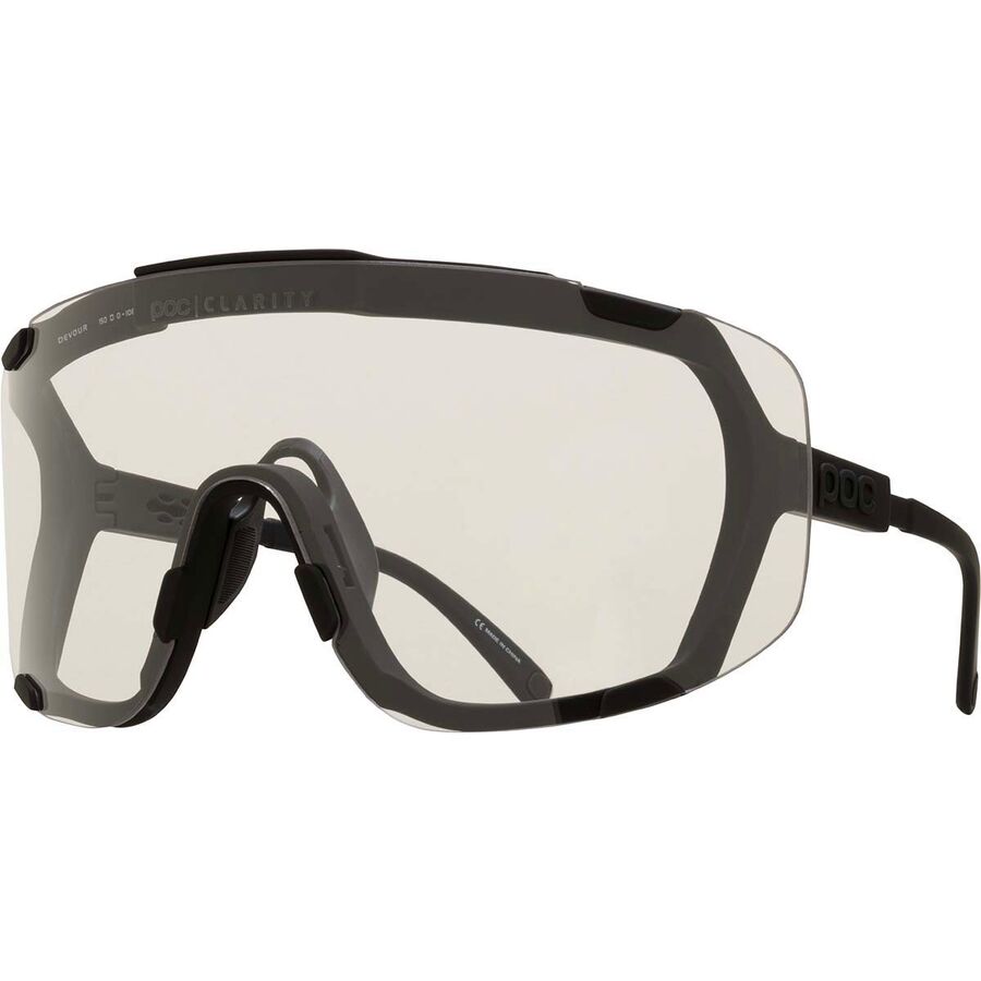 () POC f@[ tHgN~bN POC Devour Photochromic Uranium Black/Clarity Photochromic/Changeable Grey