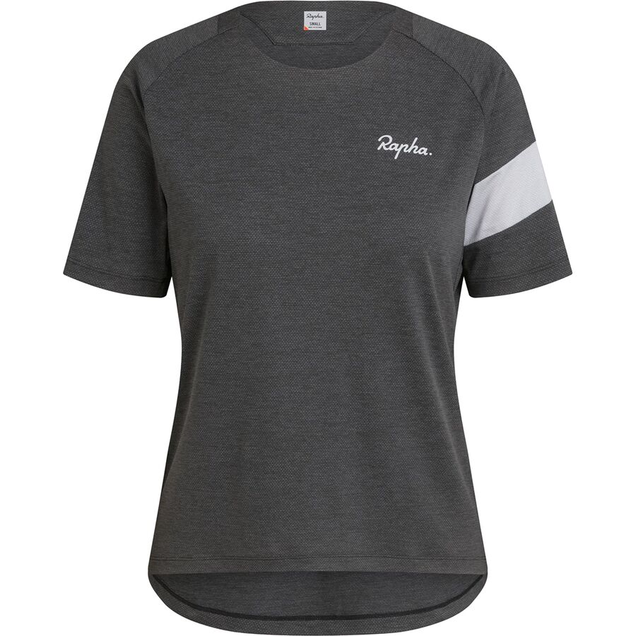 (取寄) ラファ レディース トレイル テクニカル T-シャツ - ウィメンズ Rapha women Trail Technical T-Shirt - Women's Dark Grey/Light Grey
