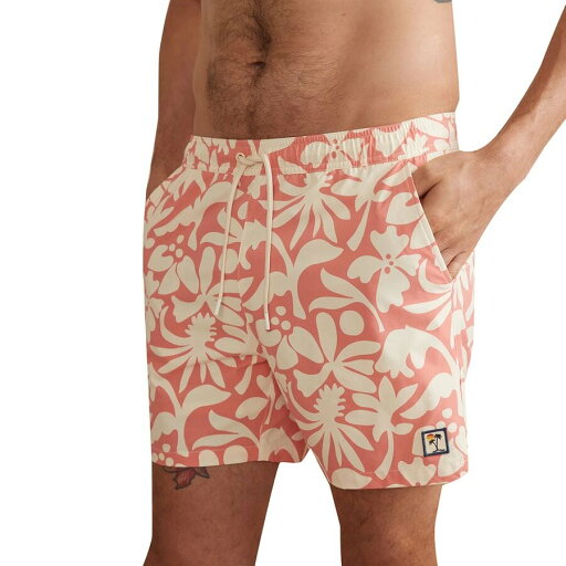 (取寄) マリンレイヤー メンズ メカニカル ストレッチ スイム トランク - メンズ Marine Layer men Mechanical Stretch Swim Trunk - Men's Coral Abstract Floral (取寄) マリンレイヤー メンズ メカニカル ストレッチ スイム トランク - メンズ Marine Layer men Mechanical Stretch Swim Trunk - Men's Coral Abstract Floral
