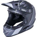 (取寄) カリプロテクィブ ゾッカ フル-フェイス ヘルメット Kali Protectives Zoka Full-Face Helmet Stripe Matte Black/Grey