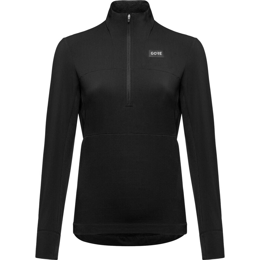 (取寄) ゴアウェア レディース トレイルKPR ハイブリット 1/2-ジップ ジャケット - ウィメンズ GOREWEAR women TrailKPR Hybrid 1/2-Zip Jacket - Women's Black