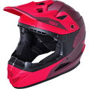 (取寄) カリプロテクィブ ゾッカ フル-フェイス ヘルメット Kali Protectives Zoka Full-Face Helmet Dash Mat Red/Burgandy