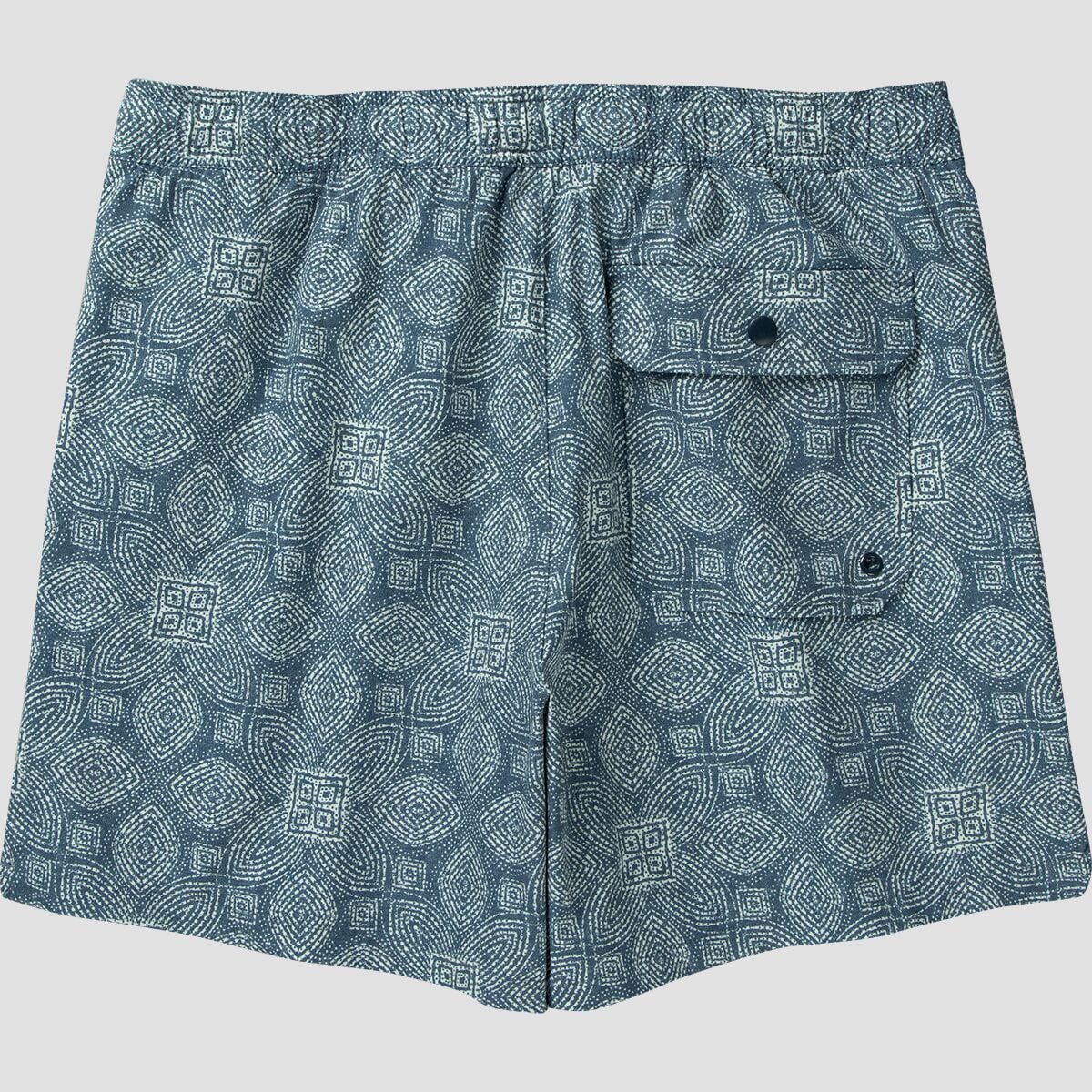 (取寄) マリンレイヤー メンズ メカニカル ストレッチ スイム トランク - メンズ Marine Layer men Mechanical Stretch Swim Trunk - Men's Blue Bandana Print