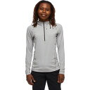 (取寄) ブラックダイヤモンド レディース アルペングロー プロ フーデット トップ - ウィメンズ Black Diamond women Alpenglow Pro Hooded Top - Women's Pewter(4)