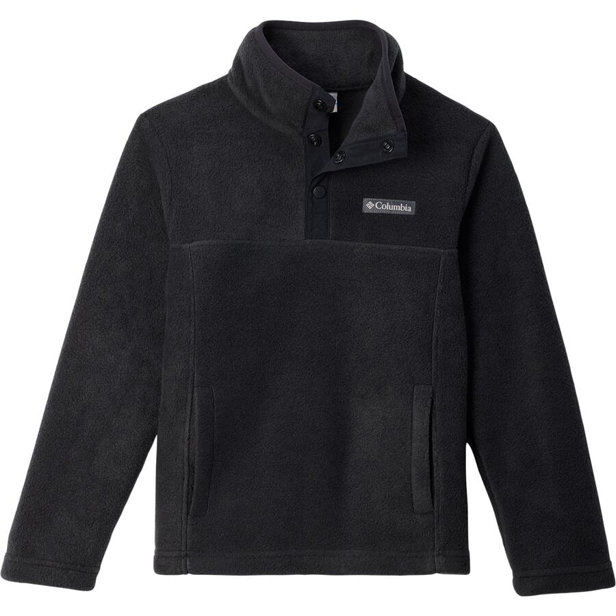(取寄) コロンビア キッズ スティーンズ マウント リ 1/4 スナップ フリース プル-オーバー - キッズ Columbia kids Steens Mtn II 1/4 Snap Fleece Pull-Over - Kids' Black