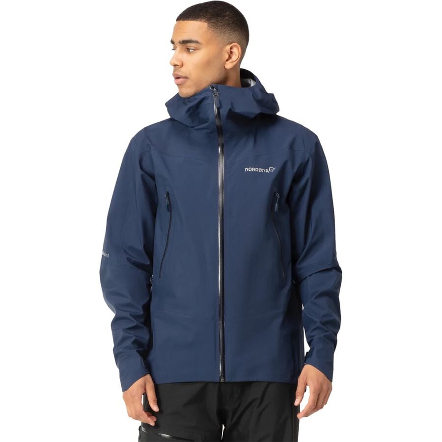 () Υ  ե륱ƥ -ƥå 㥱å -  Norrona men Falketind GORE-TEX Jacket - Men's Indigo Night