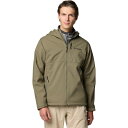(取寄) コロンビア メンズ アセンダー リ フーデット ソフトシェル ジャケット - メンズ Columbia men Ascender II Hooded Softshell Jacket - Men's Stone Green(4)