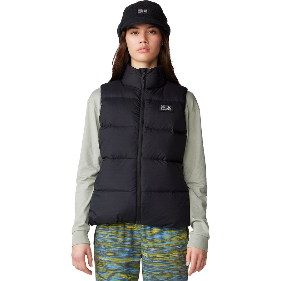 (取寄) マウンテンハードウェア レディース ネバダン ダウン ベスト - ウィメンズ Mountain Hardwear women Nevadan Down Vest - Women's Black
