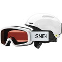 (取寄) スミス キッズ グライド ミプス ヘルメット + ラスカル ゴーグルズ - キッズ Smith kids Glide Mips Helmet + Rascal Goggles - Kids' White