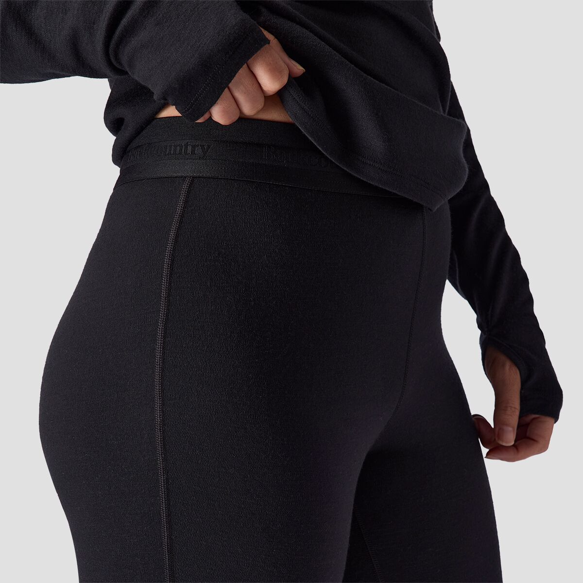 (取寄) バックカントリー レディース メリノ ミッドウエイト ベースレイヤー— ボトム - ウィメンズ Backcountry women Cedars Merino Midweight Baselayer Bottom - Women's Black