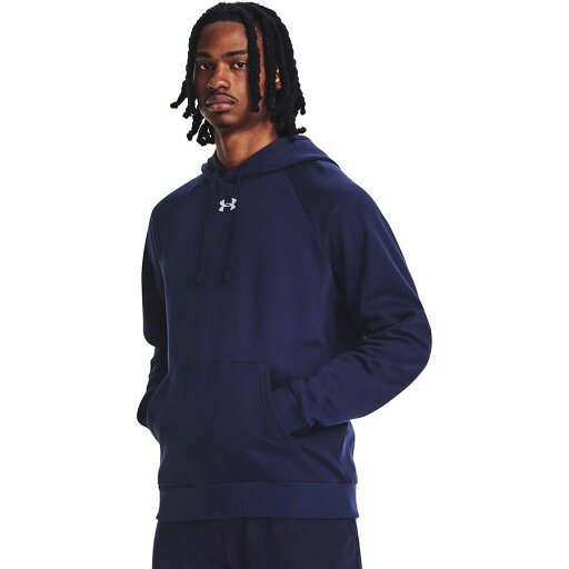 (取寄) アンダーアーマー メンズ ライバル フリース パーカー - メンズ Under Armour men Rival Fleece Hoodie - Men's Midnight Navy/White (取寄) アンダーアーマー メンズ ライバル フリース パーカー - メンズ Under Armour men Rival Fleece Hoodie - Men's Midnight Navy/White