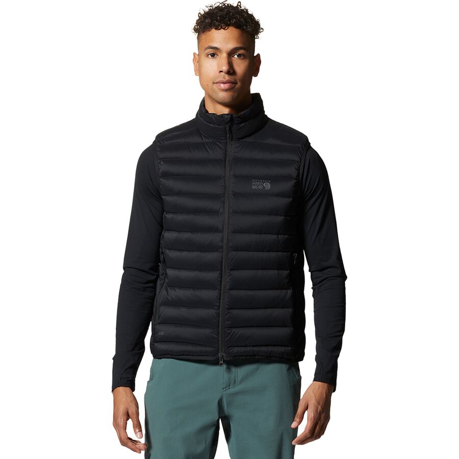 (取寄) マウンテンハードウェア メンズ デロロ ダウン ベスト - メンズ Mountain Hardwear men Deloro Down Vest - Men's Black
