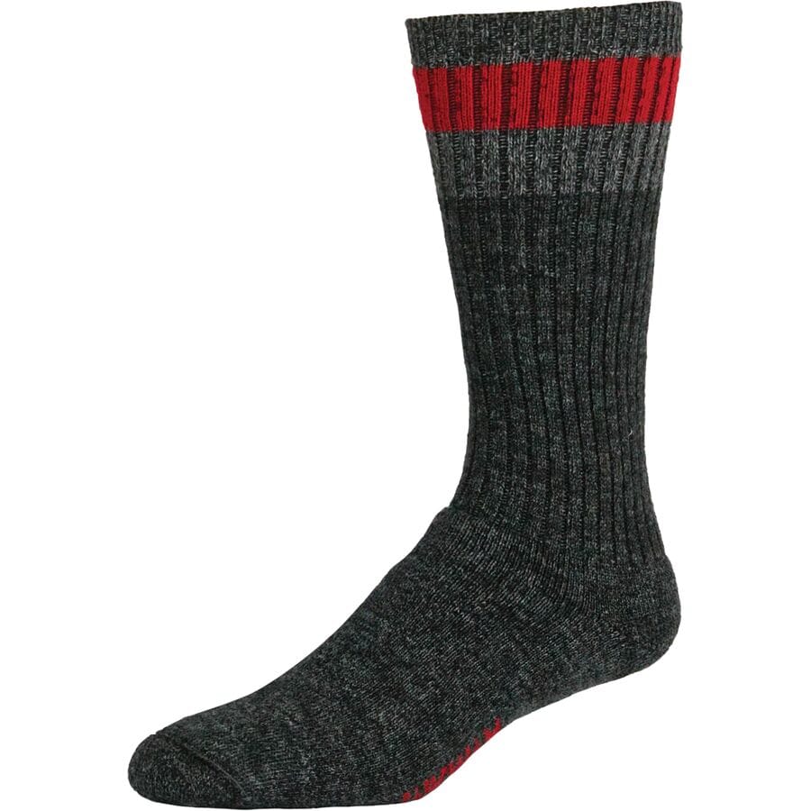 ()   ϥ ߥåɥ å Wigwam Merino Hiker Midweight Sock Red