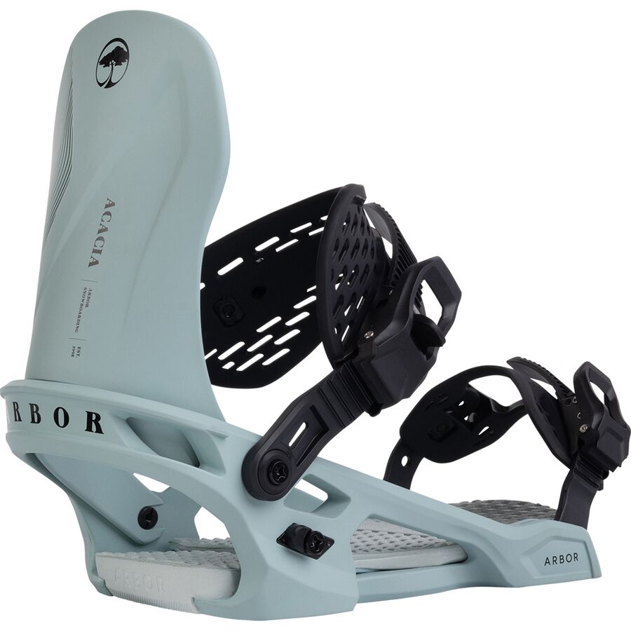 (取寄) アーバー レディース アカシア スノーボード バインディング - 2025 - ウィメンズ Arbor women Acacia Snowboard Binding - 2025 - Women's Eucalyptus/Black