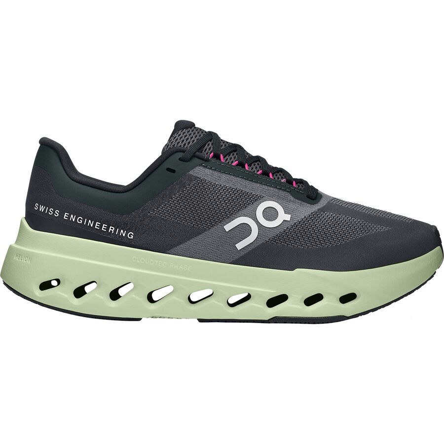 (取寄) オンランニング レディース クラウドサーファー ネクスト ランニング シューズ - ウィメンズ On Running women Cloudsurfer Next Running Shoe - Women's Black/Lima