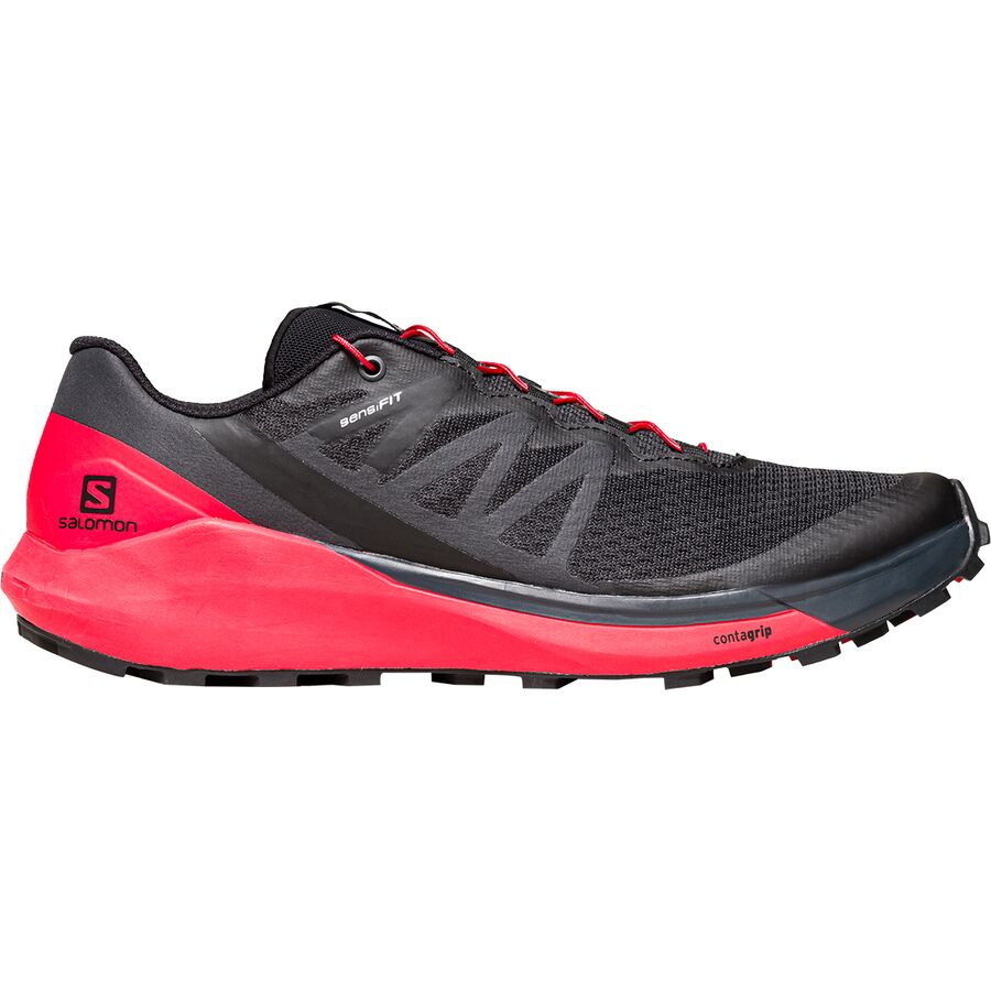 (取寄) サロモン メンズ センス ライド 4 トレイル ランニング シューズ - メンズ Salomon men Sense Ride 4 Trail Running Shoe - Men 039 s Black/Goji Berry/Phantom