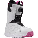 () iCfbJ[ fB[X JXP[h Xm[{[h u[c - EBY Nidecker women Cascade Snowboard Boots - Women's White