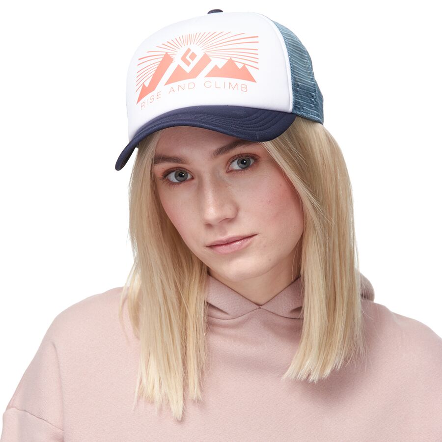 (取寄) ブラックダイヤモンド レディース トラッカー ハット 帽子 Black Diamond women Trucker Hat - Women's White/Blue Ash