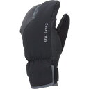 (取寄) シールスキンズ バーウィック Wp エクストリーム コールド ウェザー サイクル スプリット フィンガー グローブ SealSkinz Barwick WP Extreme Cold Weather Cycle Split Finger Glove Black(4)