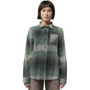 (取寄) フォックスレーシング レディース トレイルダスト フランネル ジャージ - ウィメンズ Fox Racing women Traildust Flannel Jersey - Women's Hunter Green