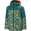 (取寄) ヘリーハンセン キッズ サミット ジャケット - キッズ Helly Hansen kids Summit Jacket - Kids' Dark Creek Splash Camo AOP