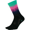 (取寄) デフィート 6インチ ソック DeFeet Aireater 6in Sock Ombre/Black/Light Navy/Neon Pink/Ce...