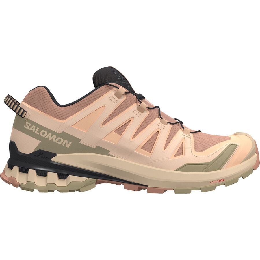 (取寄) サロモン レディース イクサ プロ 3D V9 トレイル ランニング シューズ - ウィメンズ Salomon women XA Pro 3D V9 Trail Running Shoe - Women's Cork/Peach Fuzz/Sponge