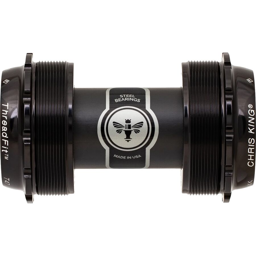 (取寄) クリスキング スレッドフィット T47-24x ボトム ブラケット - セラミック Chris King ThreadFit T47-24x Bottom Bracket - Ceramic Matte Black