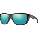 (取寄) スミス ロングフィン クロマポップ ポーラライズド サングラス Smith Longfin ChromaPop Polarized Sunglasses Matte Tortoise/ChromaPop Polar Opal Mirror(4)