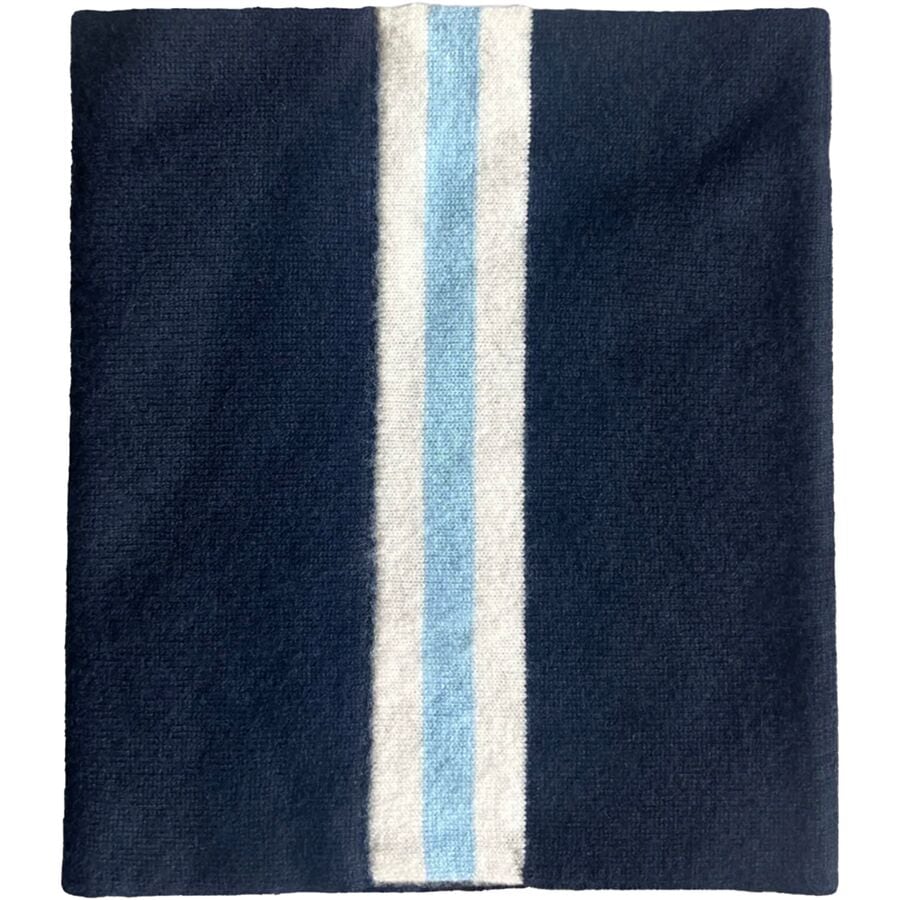 (取寄) パウダーパフコレクション カシミア プルオーバー Powder Puff Collection Cashmere Pullover Navy Stripe