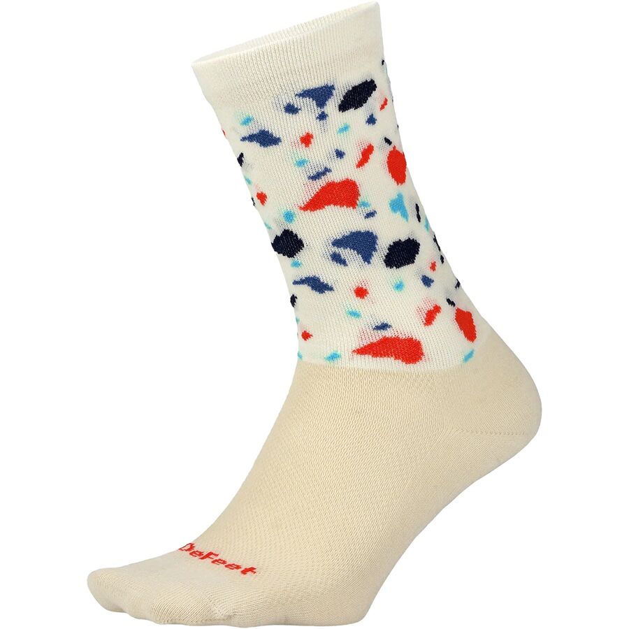 (取寄) デフィート ウールイーター 6インチ ソック DeFeet Wooleator 6in Sock Terrazzo Natural
