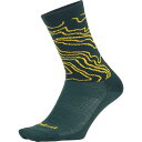 (取寄) デフィート エアイーター 6インチ Topo ソック DeFeet Aireator 6in Topo Sock Forest Green/Light...