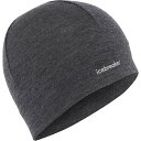 (取寄) アイスブレイカー メリノ 200 オアシス ビーニー Icebreaker Merino 200 Oasis Beanie Jet Heather2