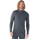 (取寄) スマートウール メンズ クラシック オール-シーズン メリノ 1/4-ジップ ベースレイヤー- トップ - メンズ Smartwool men Classic All-Season Merino 1/4-Zip Baselayer Top - Men's Iron Heather