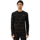 (取寄) モンスロイヤル メンズ カスケード メリノ フレックス ロングスリーブ トップ - メンズ Mons Royale men Cascade Merino Flex Long-Sleeve Top - Men's Signal Lost Cedar