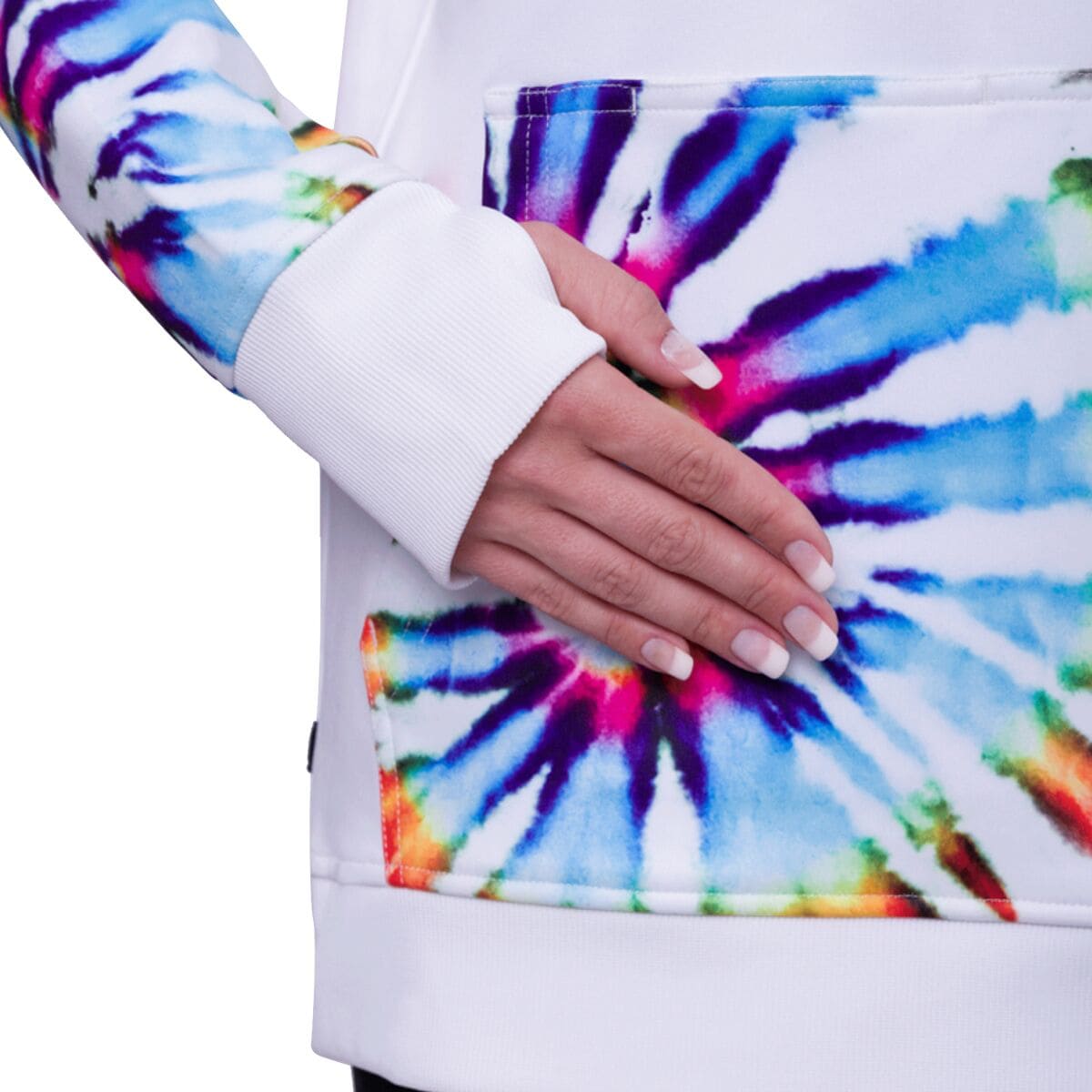 (取寄) シックスエイトシックス レディース ボンデッド フリース プルオーバー パーカー - ウィメンズ 686 women Bonded Fleece Pullover Hoodie - Women's Grateful Dead White Tie Dye 3