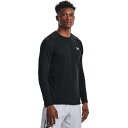 (取寄) アンダーアーマー メンズ コールドギア アーマー フィッティド クルー トップ - メンズ Under Armour men Coldgear Armour Fitted Crew Top - Men's Black/White