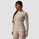 (取寄) バックカントリー レディース メリノ ライトウェイト クルー ベースレイヤー- トップ - ウィメンズ Backcountry women Cedars Merino Lightweight Crew Baselayer Top - Women's Fog Zastrugi Print