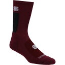 (取寄) スポーツフル メリノ ウール 18 ソック Sportful Merino Wool 18 Sock Red Wine Black