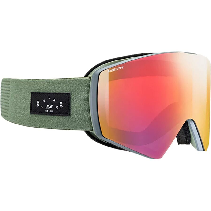()  쥶 å 륺 Julbo Razor Edge Goggles Grey/Green REACTIV 1-...