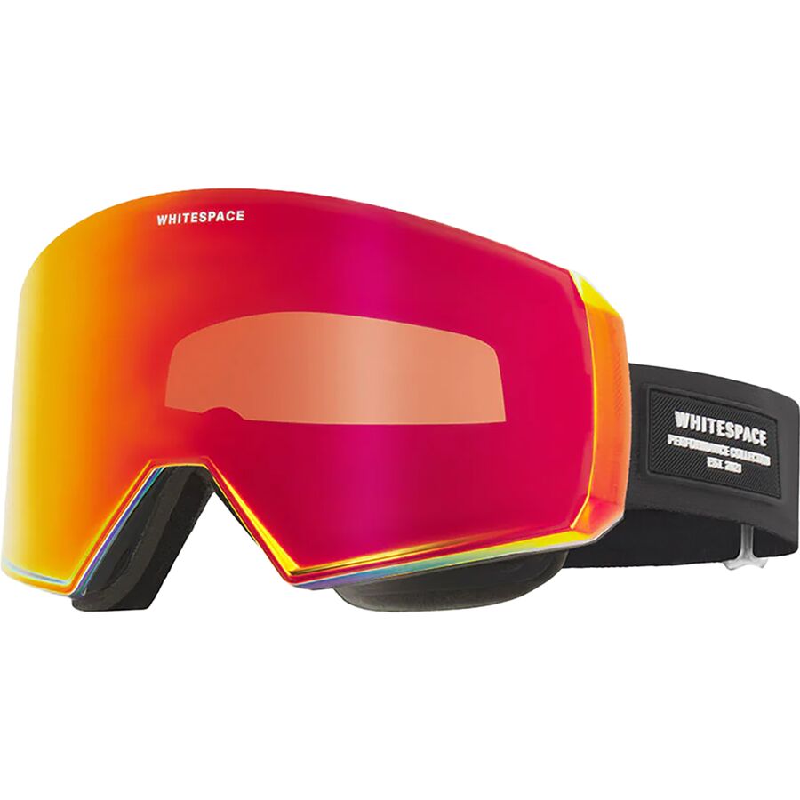 (取寄) ホワイトスペース マグ シールド ゴーグルズ WHITESPACE SWPro Mag Shield Goggles Midnight/Midnight Black/Amber/Blue Flash Mirror Finish
