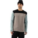 (取寄) モンスロイヤル メンズ ヨーテイ テック ロングスリーブ トップ - メンズ Mons Royale men Yotei Tech Long-Sleeve Top - Men's Dew/Cinder/Black
