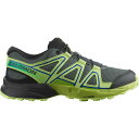 (取寄) サロモン キッズ スピードクロス シューズ - キッズ Salomon kids Speedcross Shoe - Kids' Urban Chic/Sharp Green/Dark Citron
