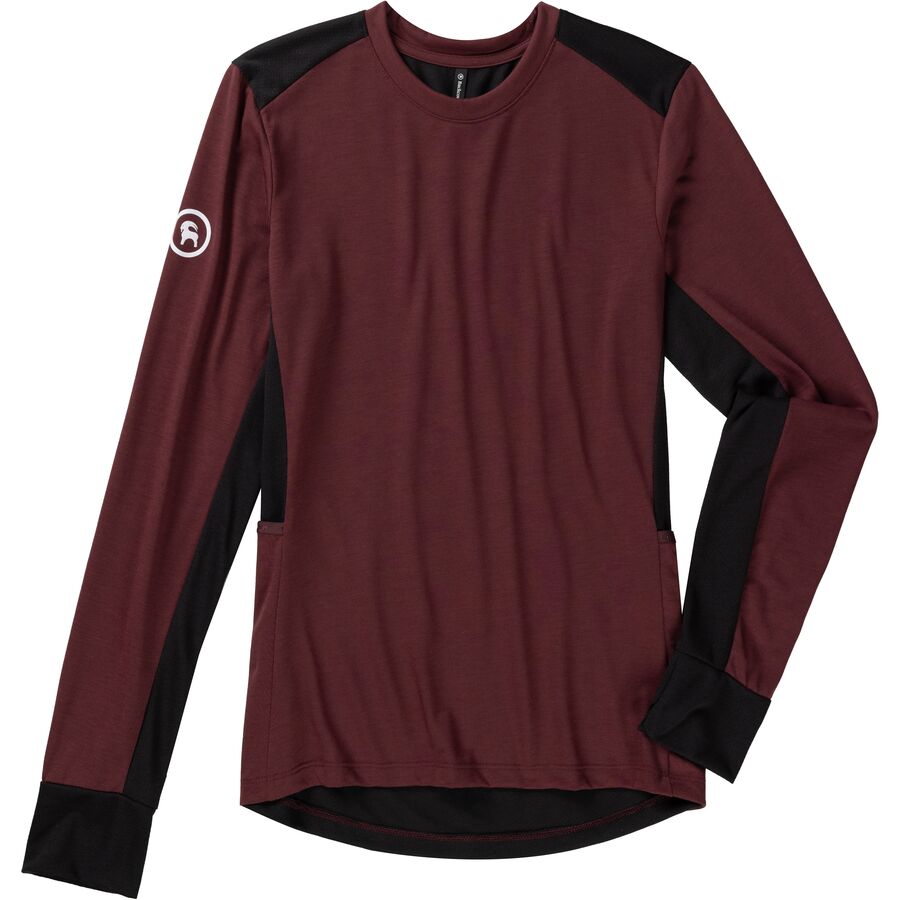 (取寄) バックカントリー レディース スリックロック ドライリリース ロング-スローブ テック Tシャツ - ウィメンズ Backcountry women Slickrock Drirelease Long-Sleeve Tech T-Shirt - Women's Red Mahogany/Black