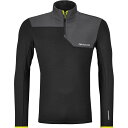 (取寄) オルトボックス メンズ ライト ジップ ネック フリース - メンズ Ortovox men Light Zip Neck Fleece - Men's Black Raven