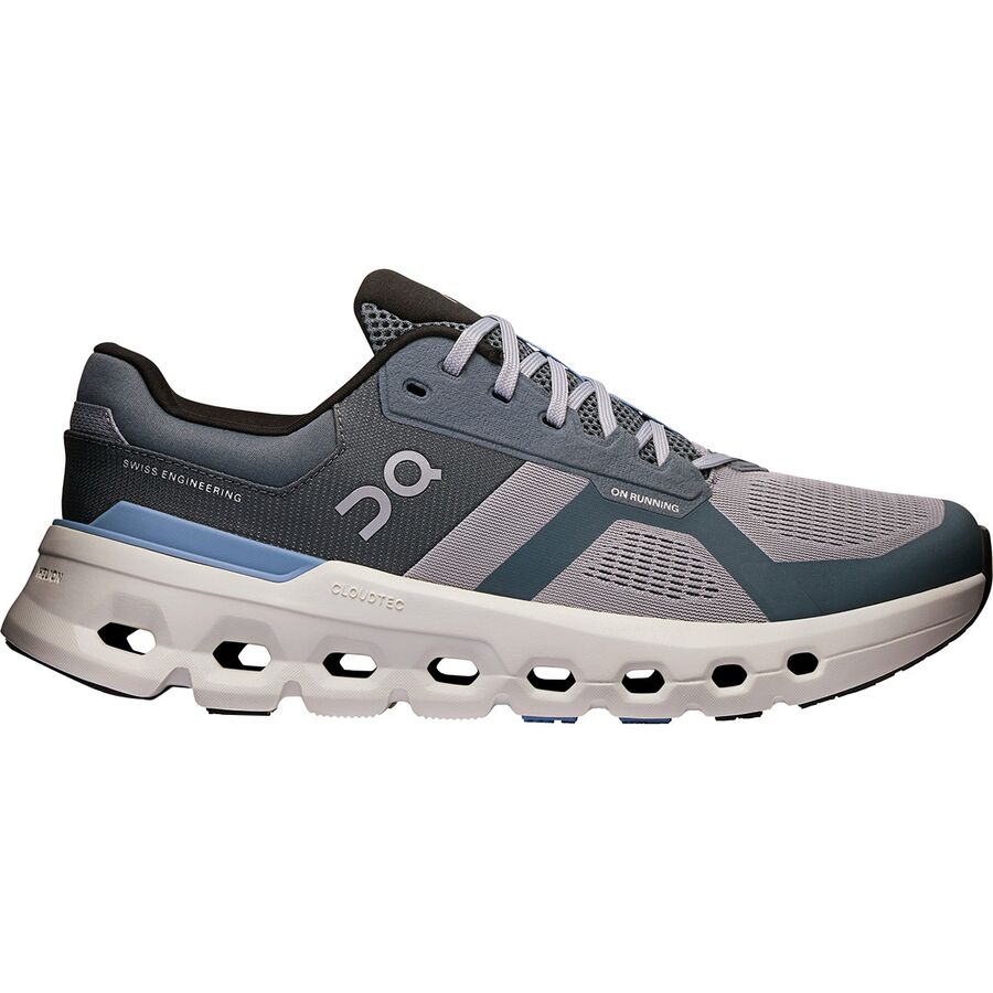 (取寄) オンランニング メンズ クラウドランナー 2 シューズ - メンズ On Running men Cloudrunner 2 Shoe - Men's Alloy/Chambray