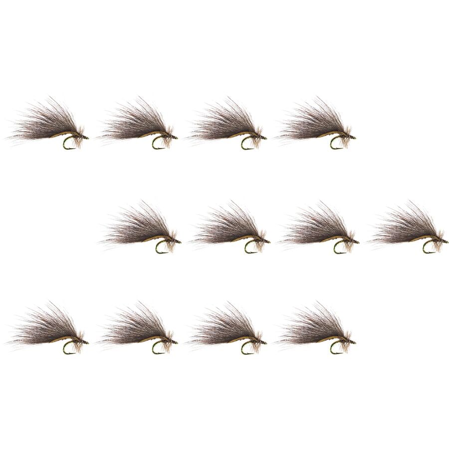 () ץ ߥ ꡼ 12-ѥå Umpqua Mayer's Mini Leech 12-Pack Brown
